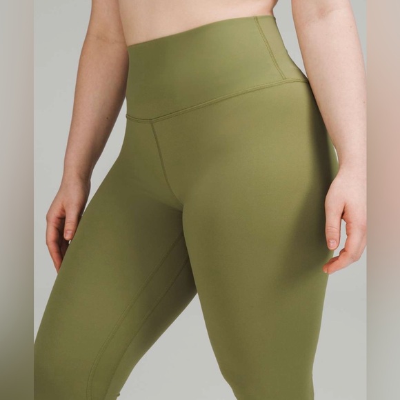 Lululemon Align High-Rise Pant 28" Size 2 Bronze Green Nulu Leggings W5CZ4S - Picture 1 of 11